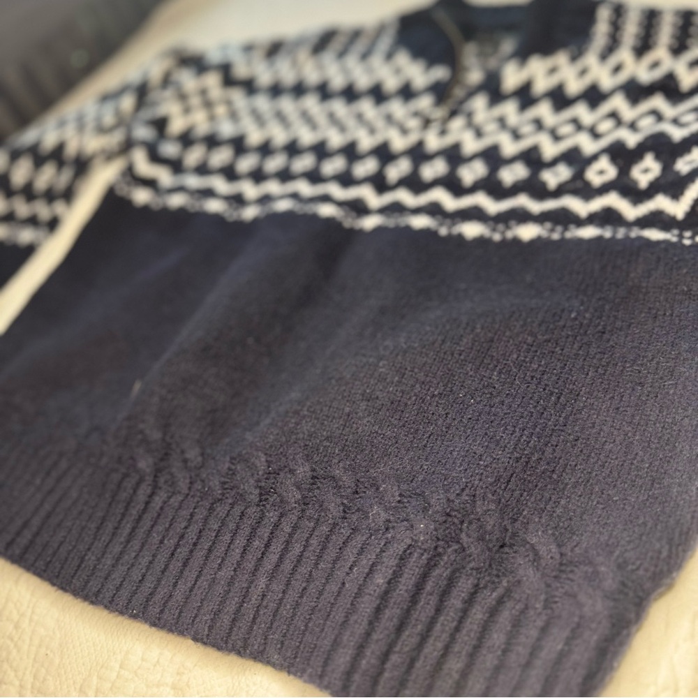 Talbots Black and White Women's Sweater - Picture 5 of 8